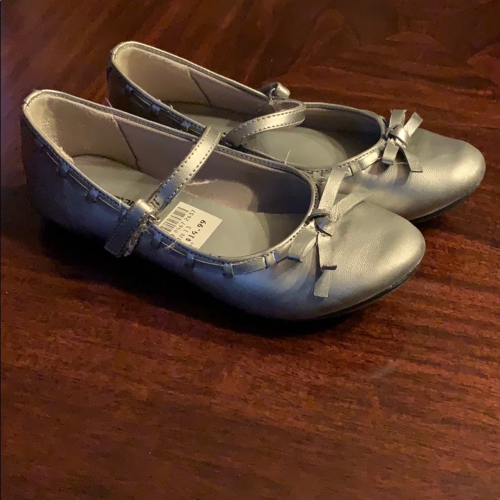 smartfit silver ballet shoes